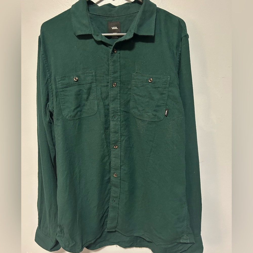 Vans button up shirt medium